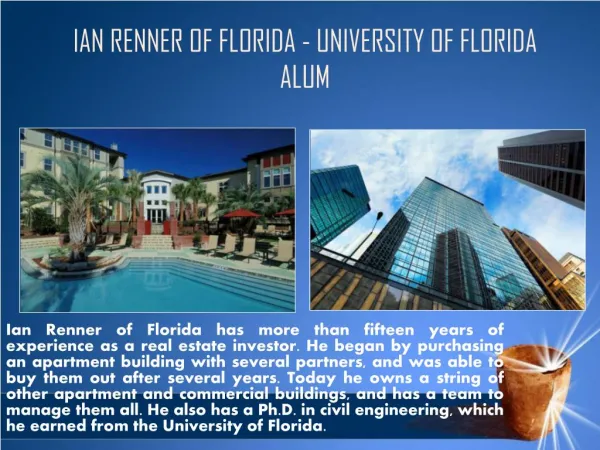 Ian Renner of Florida | Successful Investor