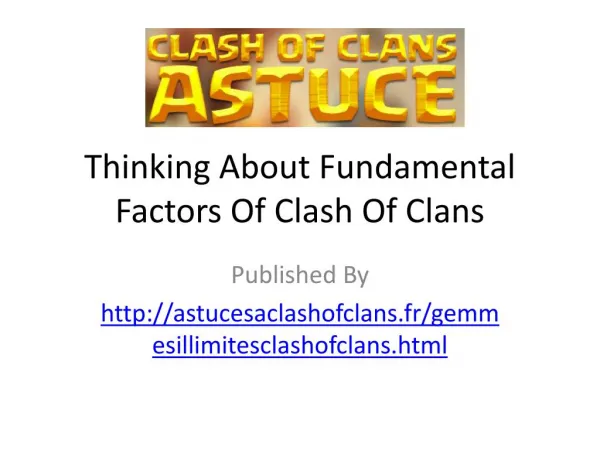 GemmesIllimitesClashOfClans-Clash Of Clans Astuce