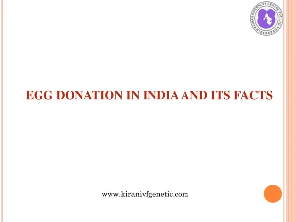 Egg Donation in India