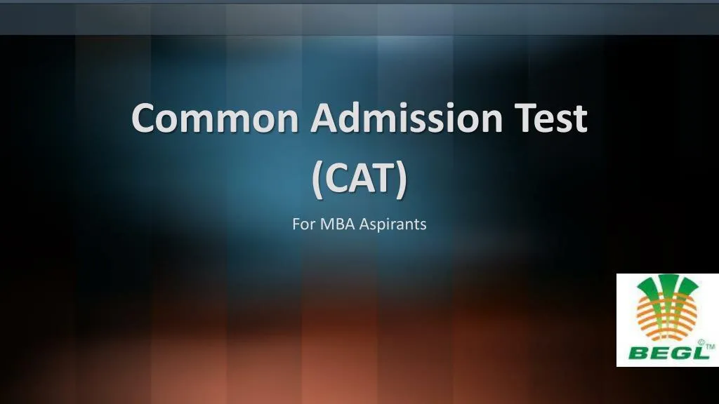 common admission test cat