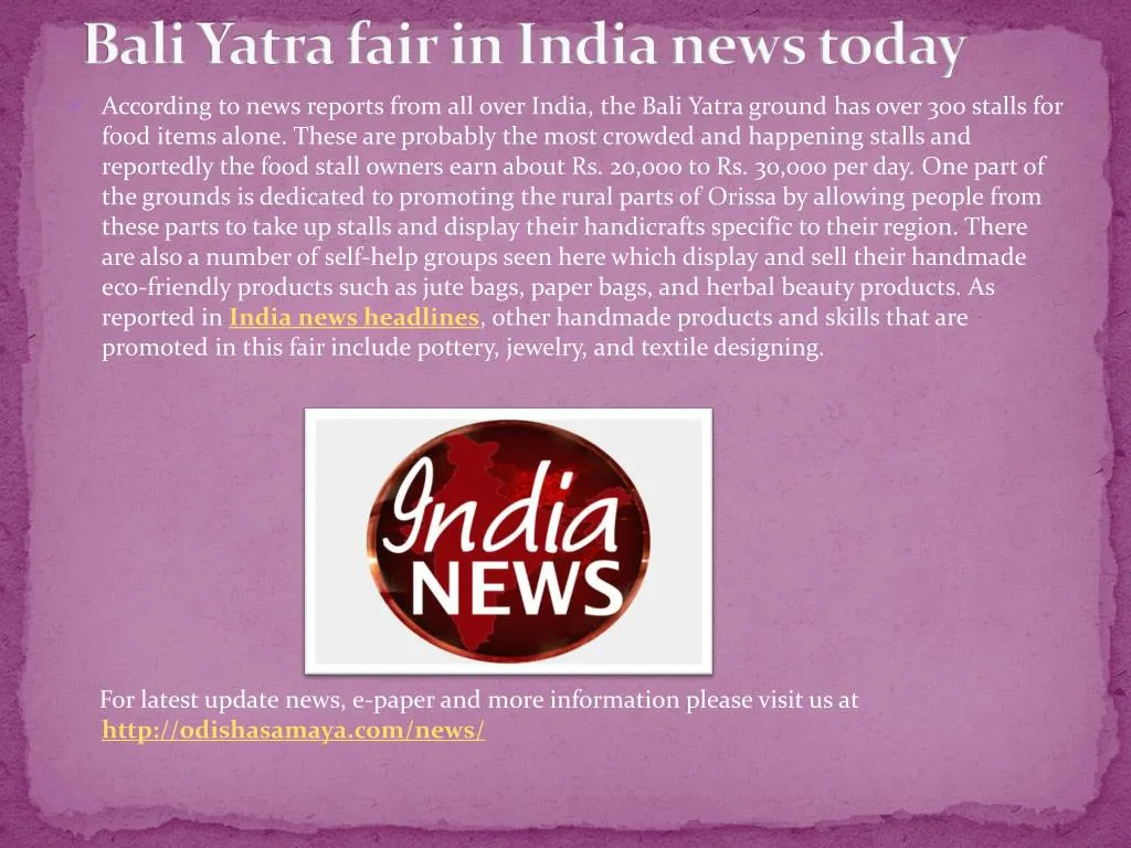 bali yatra fair in india news today