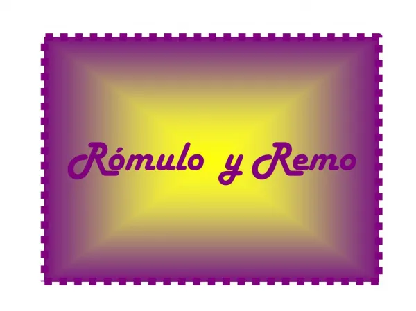 Cómic Rómulo y Remo