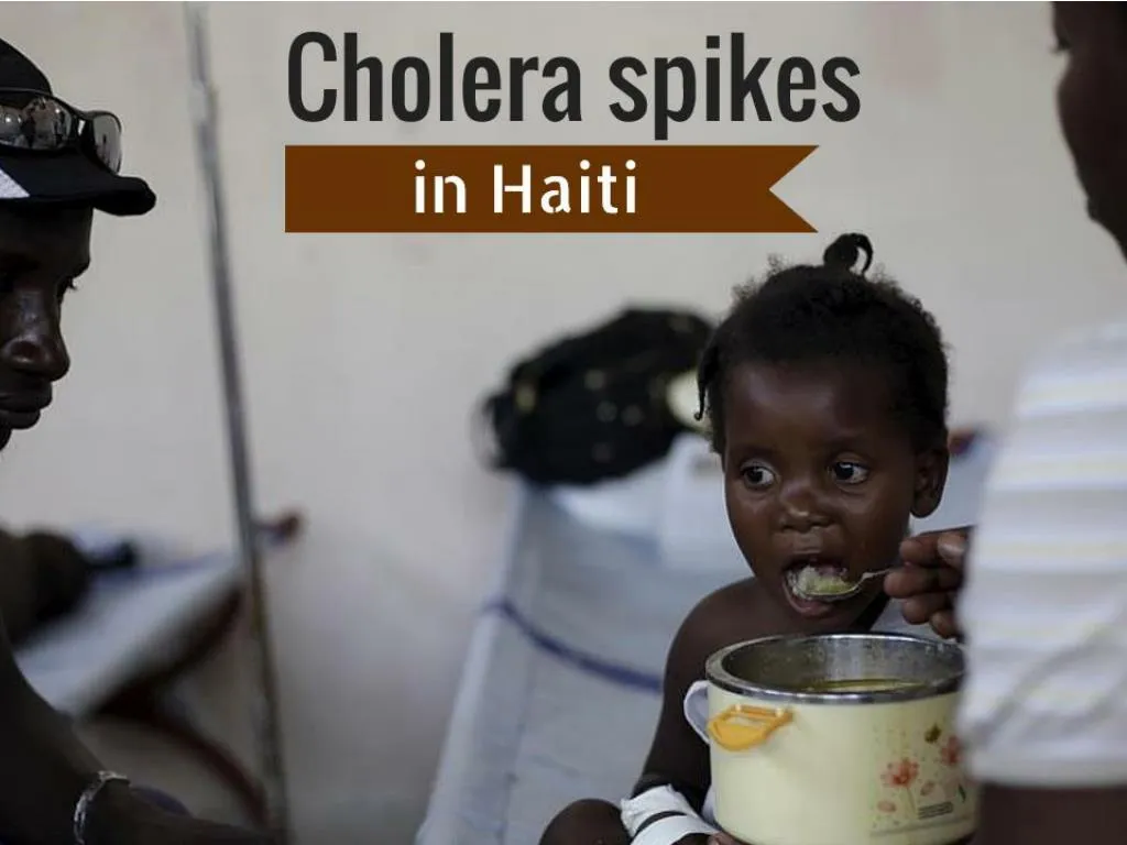 cholera spikes in haiti