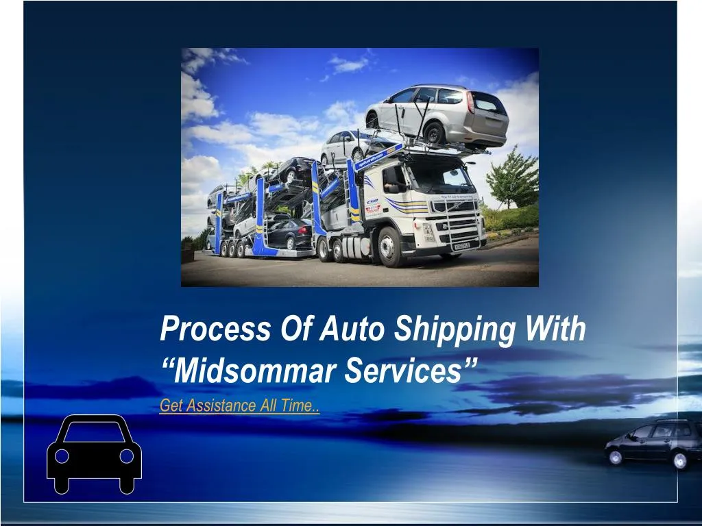 process of auto shipping with midsommar services