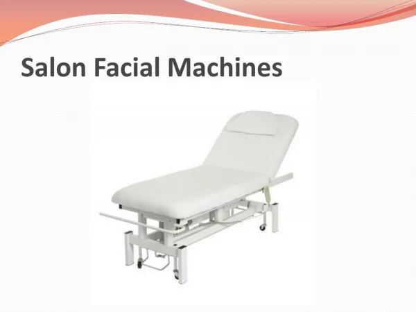 Salon Facial Machines