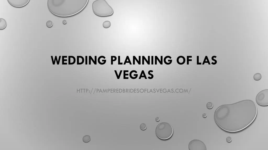 wedding planning of las vegas
