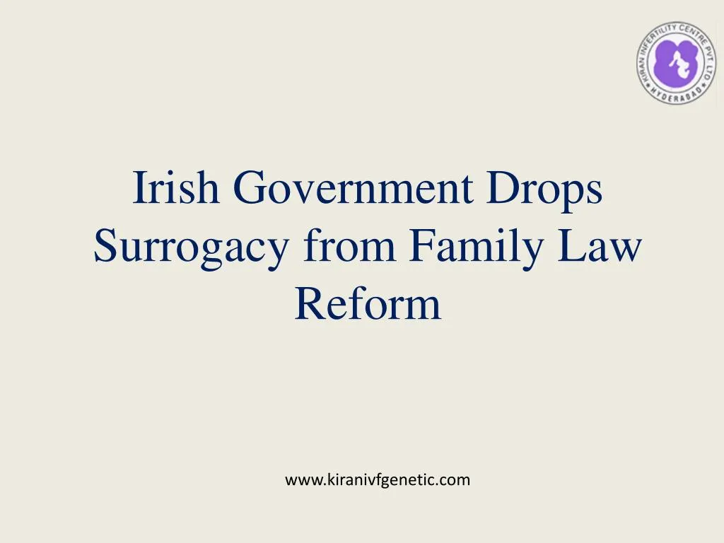 irish government drops surrogacy from family law reform