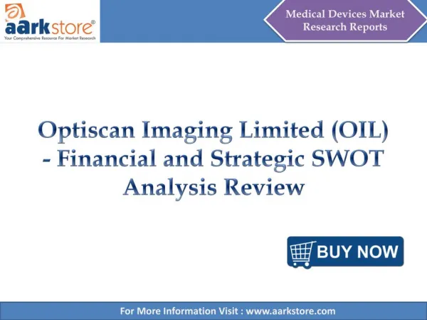 Aarkstore - Optiscan Imaging Limited (OIL)