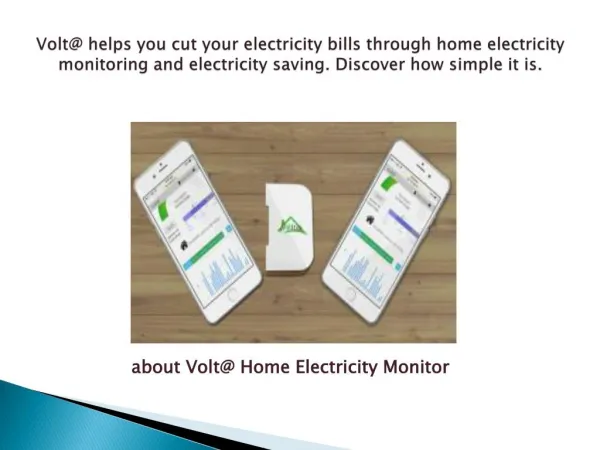 Voltware Help Your Home Electricity Bills Monitoring