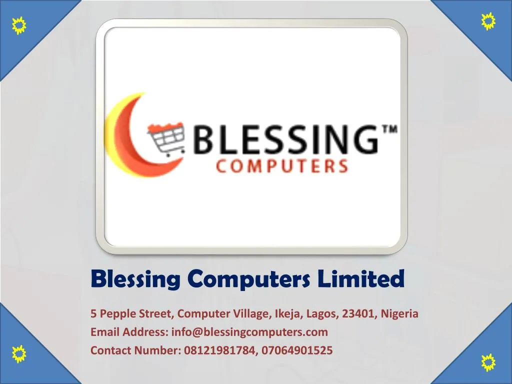 blessing computers limited