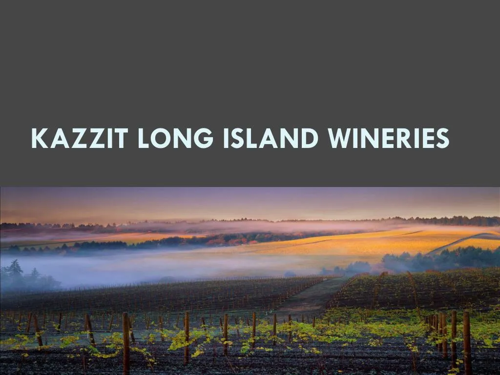 kazzit long island wineries