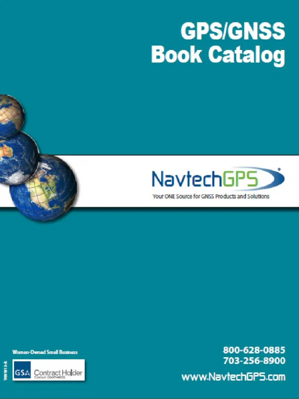 GPS/GNSS Book Catalog