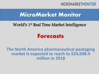 North America pharmaceutical packaging market - slide 1