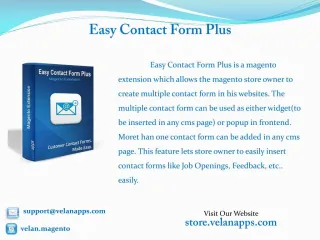 Easy Contact Form Plus - slide 1