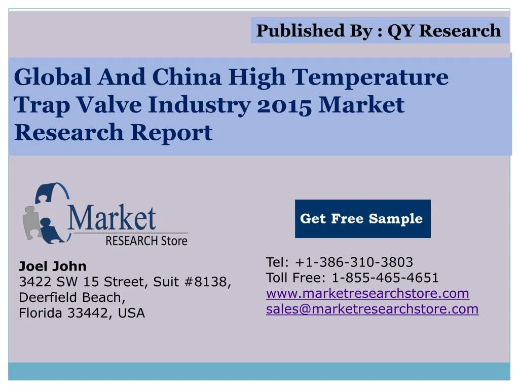 global and china high temperature trap valve industry 2015 market research report