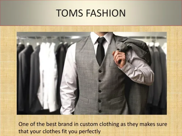 Affordable Custom Tailor based in Bangkok, Thailand | Toms F