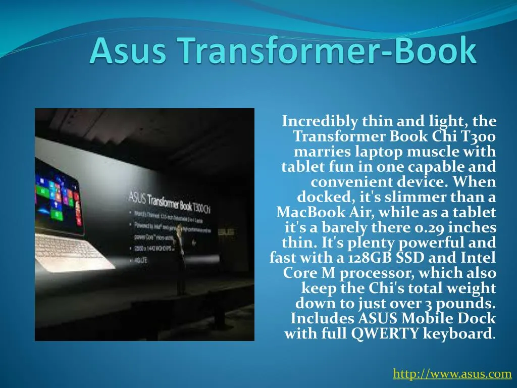 asus transformer book