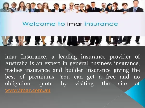 Get Painters Insurance in Australia from imar