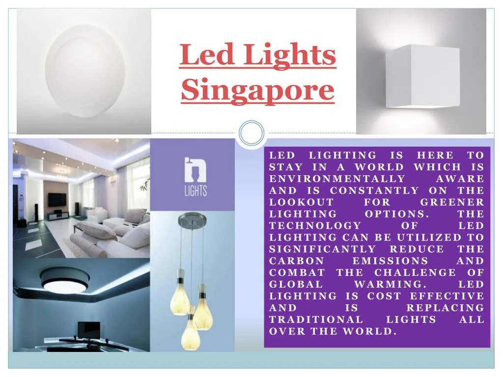 led lights singapore