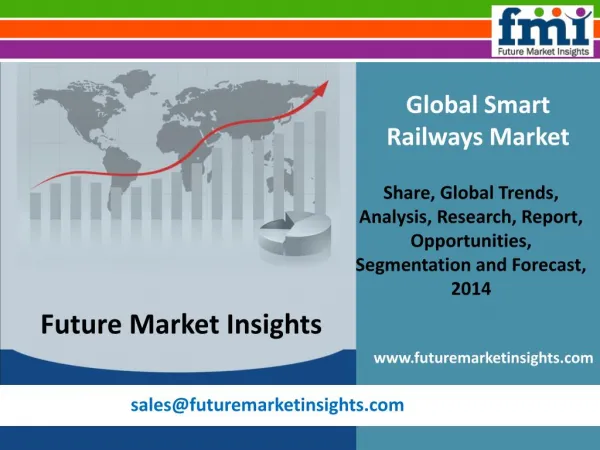 Smart Railways Market: Global Industry Analysis and Opportun