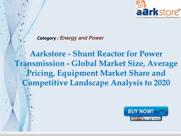 Aarkstore - Shunt Reactor for Power Transmission