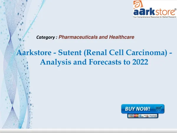 Aarkstore - Sutent (Renal Cell Carcinoma)