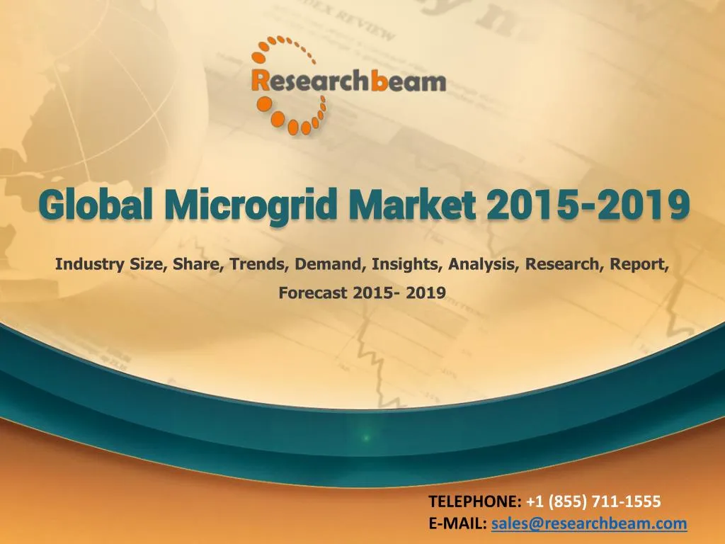 global microgrid market 2015 2019