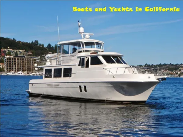 Yachts for Sale CA