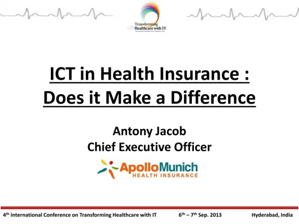 ICT in Health Insurance : Does it Make a Difference