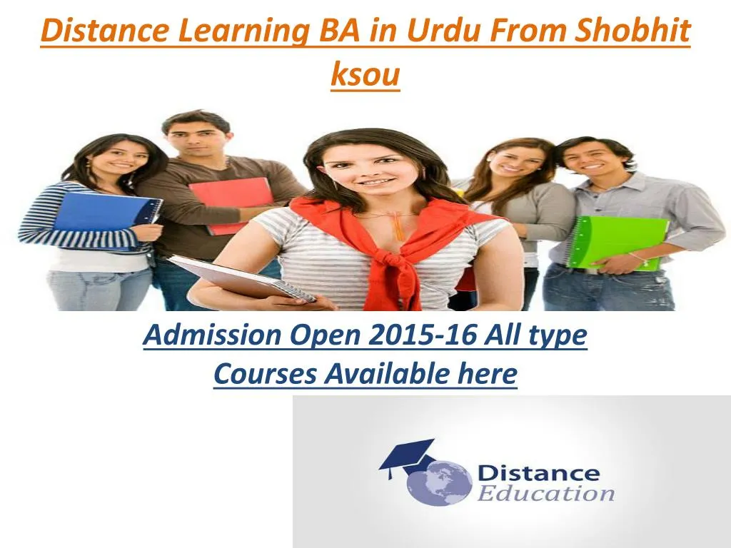 distance learning ba in urdu from shobhit ksou