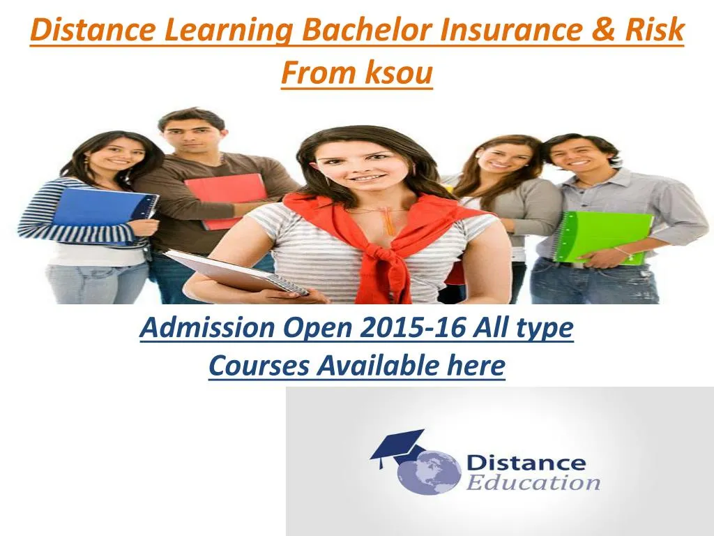 distance learning bachelor insurance risk from ksou