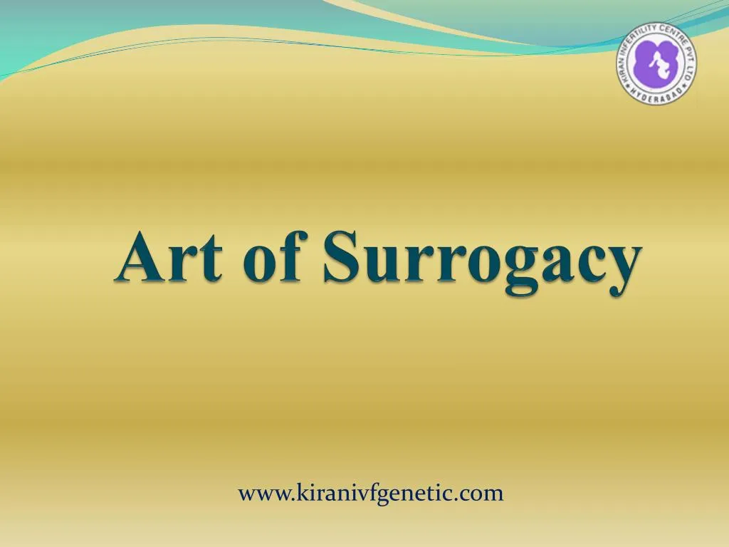 art of surrogacy