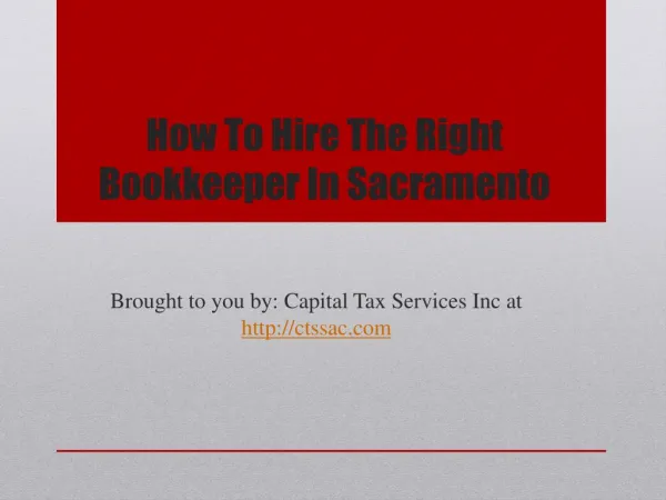 How To Hire The Right Bookkeeper In Sacramento
