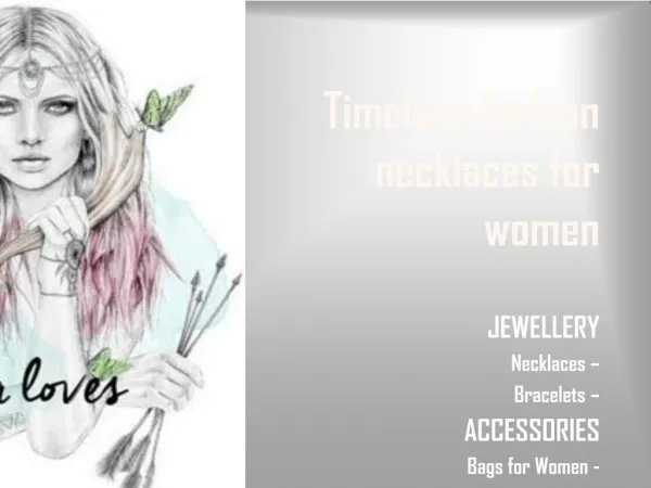 Timeless Fashion Necklaces for Women
