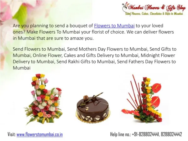 Send Birthday Flowers to Mumbai