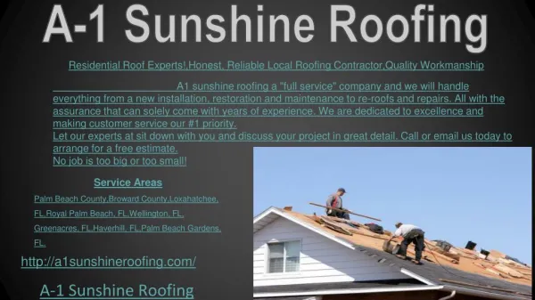 Palm Beach Roofing & Roof Repair | Tile Roofing, Metal Roofi