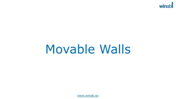 Movable Walls Supplier in Sweden