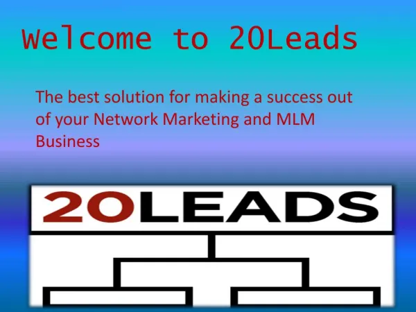 Welcome to 20Leads