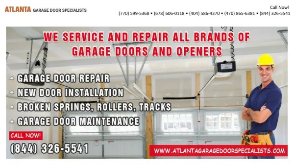 Atlanta Garage Door Specialists