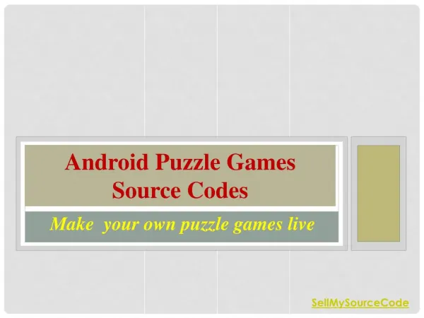 Buy Andorid Source Code of Popular Puzzle Games