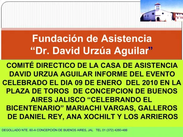 Fundaci n de Asistencia Dr. David Urz a Aguilar