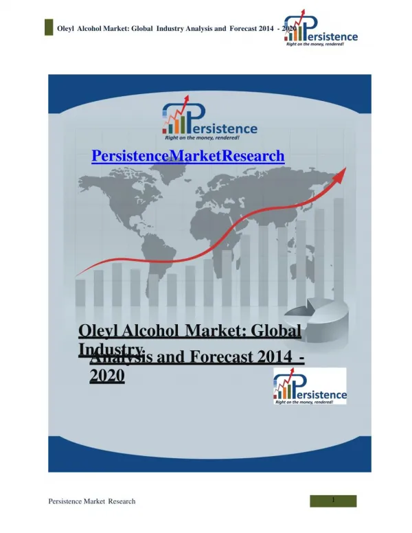 Oleyl Alcohol Market: Global Industry Analysis and Forecast