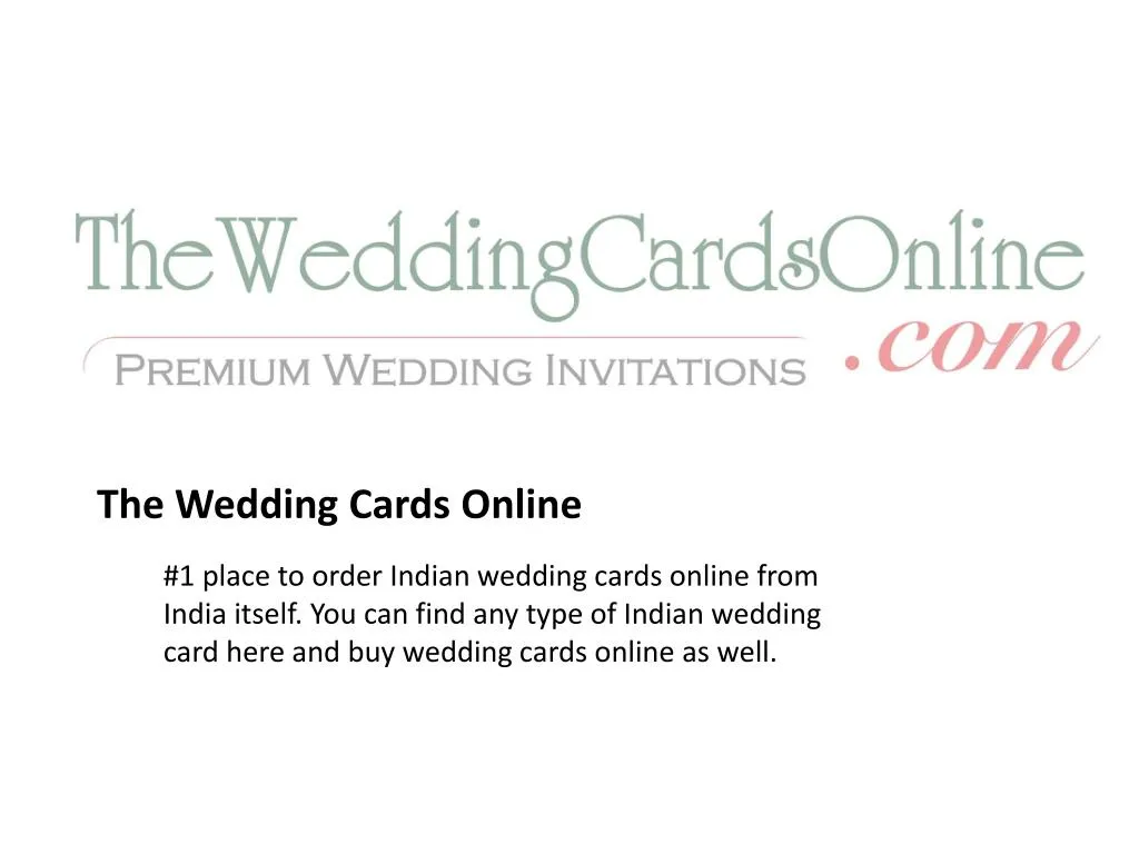 the wedding cards online