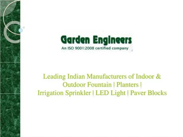 Garden Fountains Manufacturers | Outdoor Garden Fountain