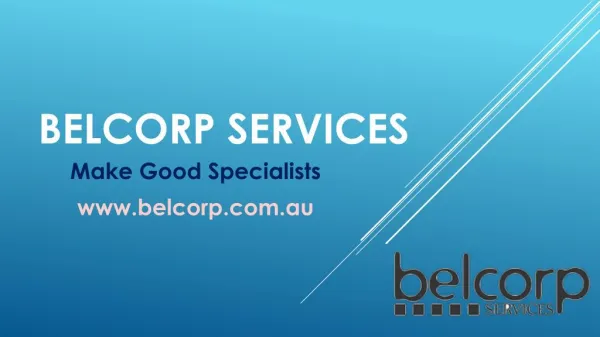 Belcorp Services - Make Good Specialists