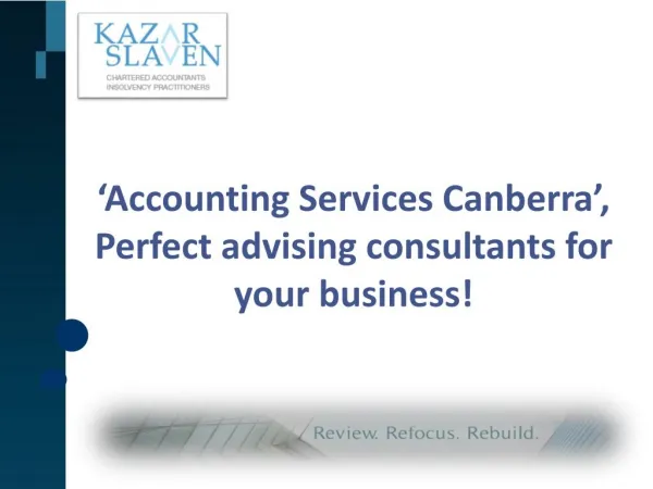Accounting Services Canberra’, Perfect advising consultants