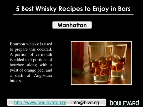 5 Best Whisky Recipes to Enjoy in Bars