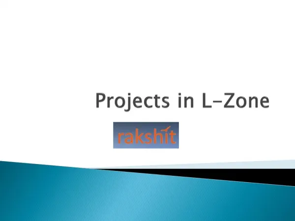 Projects in L Zone