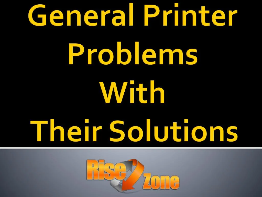 general printer problems with their solutions