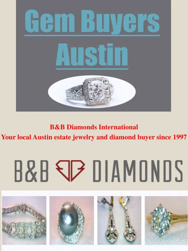 Jewelry Buyers Austin
